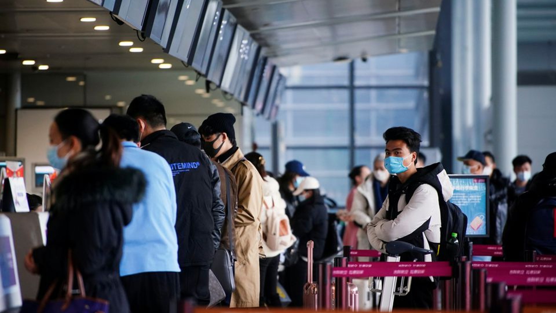 China airport cancels flights amid Covid outbreak
