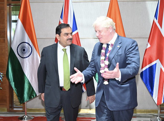 From energy transition to climate action: Boris holds talks with Adani