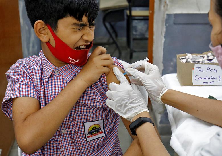 Over 60% in 12-14 age group got the first jab