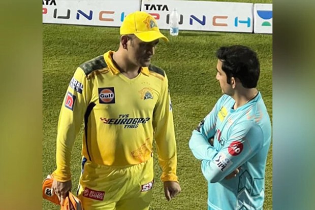 IPL 2022: LSG mentor Gautam Gambhir catches up with skipper MS Dhoni after win over CSK