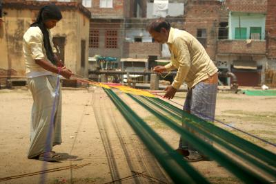 Saree production in TN hit as weavers strike work