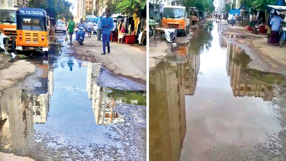 Perumbakkam residents plagued by sewage overflow Perumbakkam residents plagued by sewage overflow