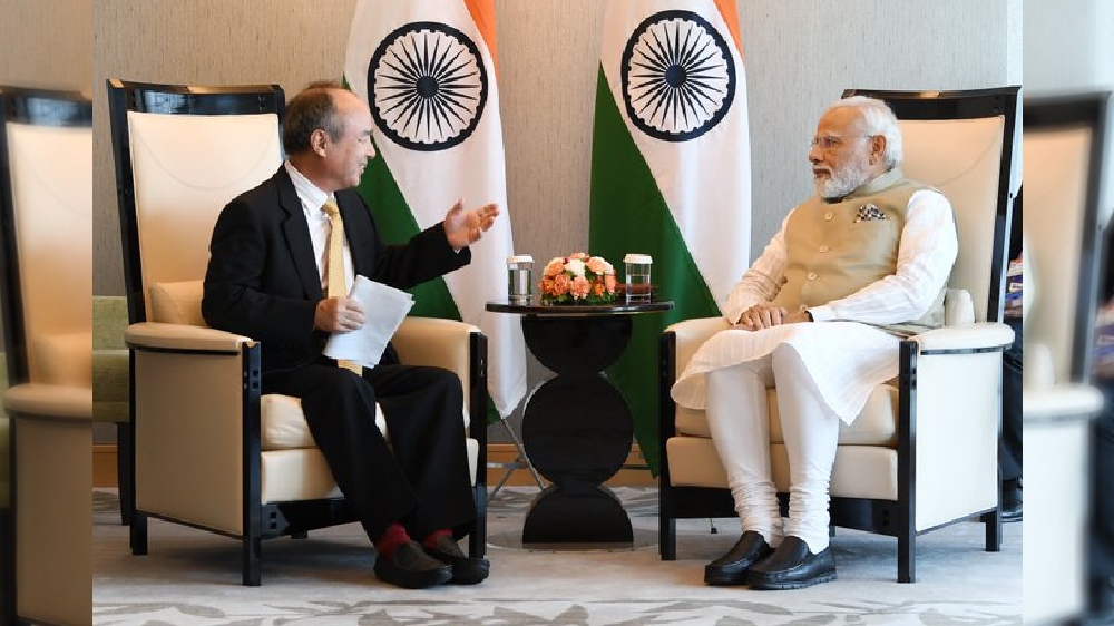 PM Modi, Softbanks Son discuss more investments after big tech bets