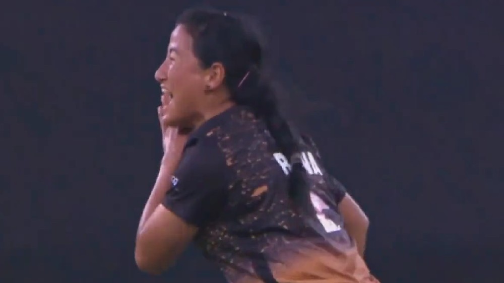 Nepal cricketer celebrates wicket with Pushpa style Nepal cricketer celebrates wicket with Pushpa style