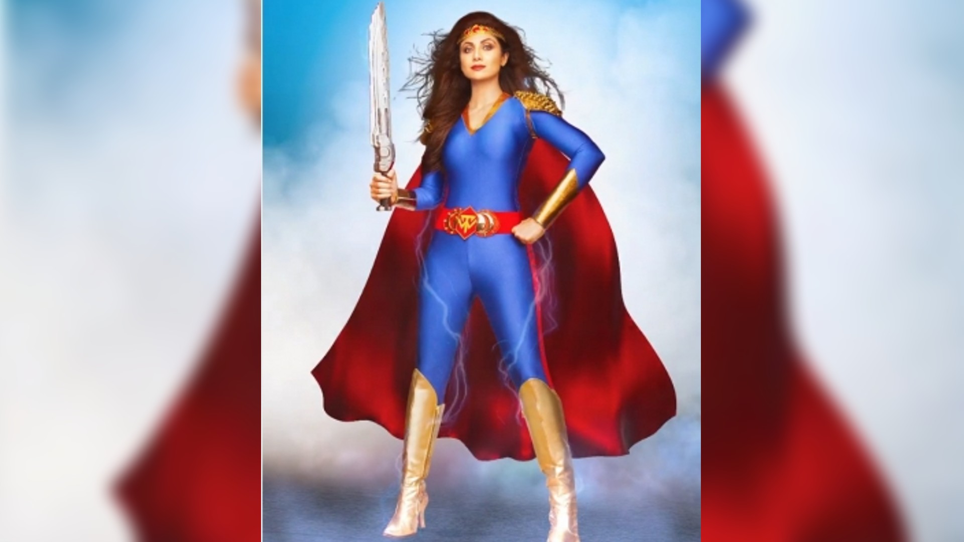 Shilpa Shetty turns superwoman for Nikamma