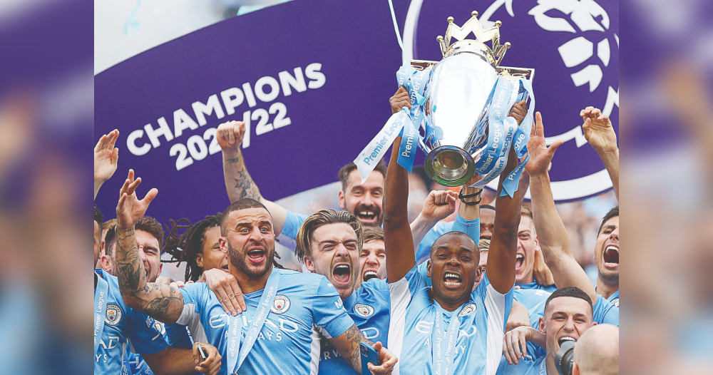 Man City scores three goals to clinch fourth Premier League title
