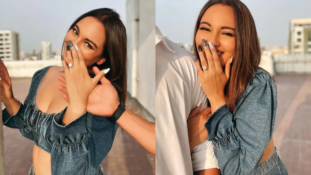 Sonakshi Sinha gears up for big day, flaunts diamond ring Sonakshi Sinha gears up for big day, flaunts diamond ring