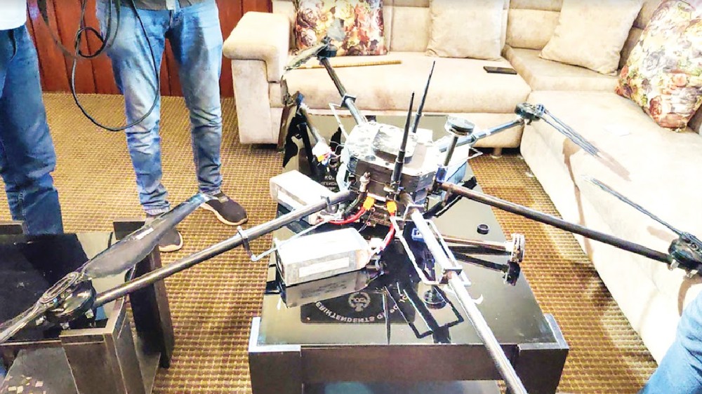 Pak drone loaded with magnetic bombs and grenades shot down in Kathua
