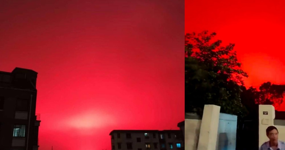 Blood red sky causes panic in China; videos go viral