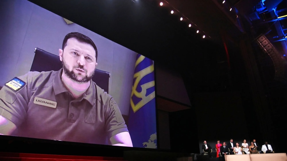 Need new Charlie Chaplin to Prove...: Ukraines Zelensky at Cannes 2022