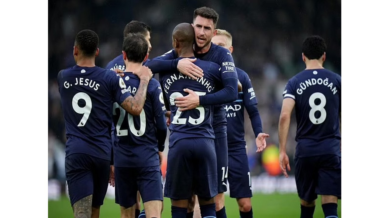 Manchester City regain top spot after thumping 4-0 win over Leeds United