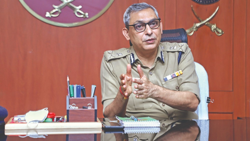 With crimes in check, focusing on other aspects of policing: CoP With crimes in check, focusing on other aspects of policing: CoP