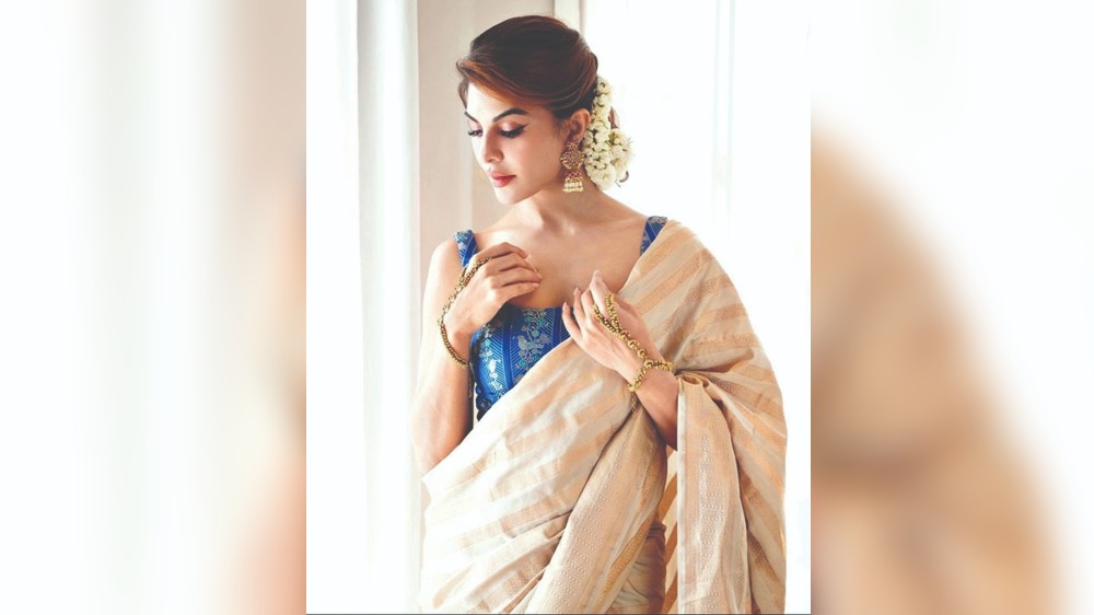 Jacqueline dazzles in South look after RaRaRakamma’s release