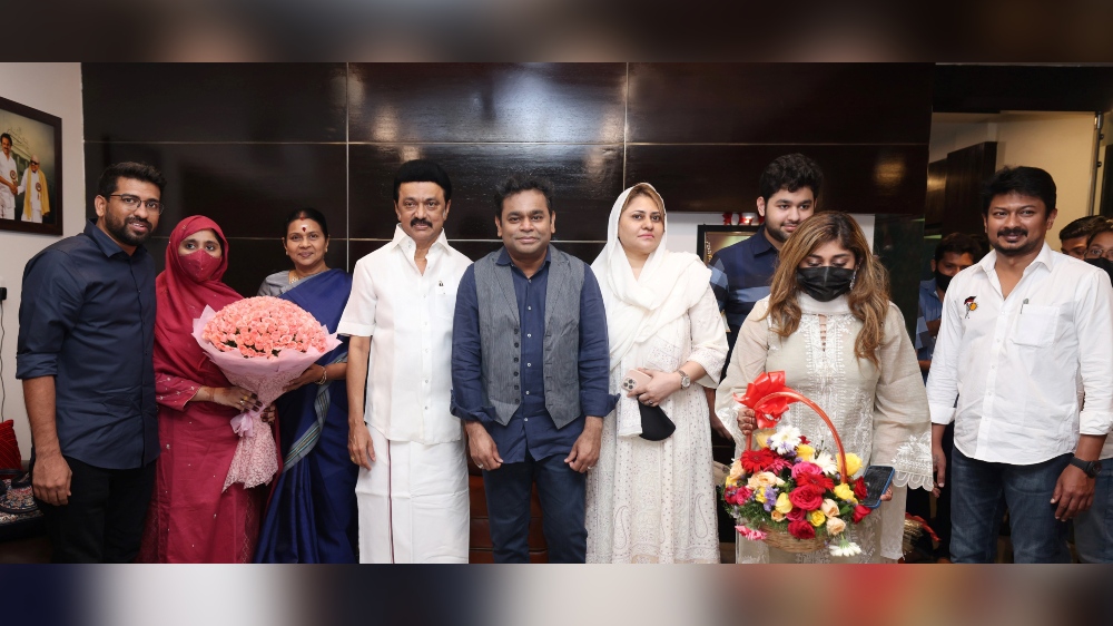 Rahman, family visit Stalin after Khatijas wedding