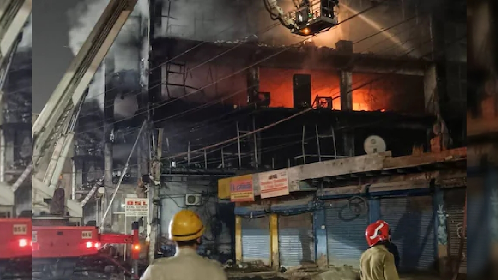 Mundka fire: Charred human remains found during search operation