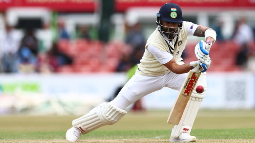 Kohli hits fifty as India gains sizeable lead