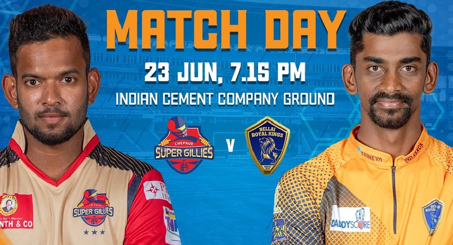 TNPL 2022: Chepauk Super Gillies win toss, opt to bowl vs NK TNPL 2022: Chepauk Super Gillies win toss, opt to bowl vs NK