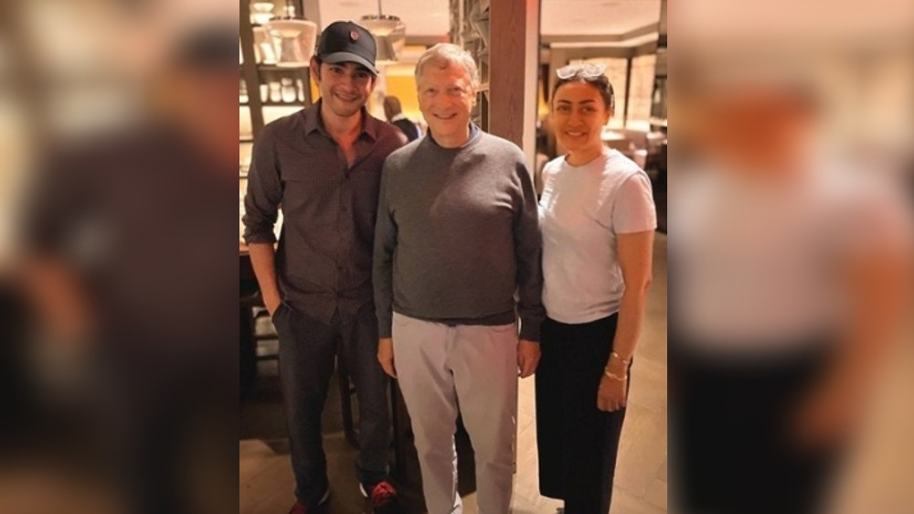 Mahesh Babu, wife Namrata Shirodkar meet Bill Gates
