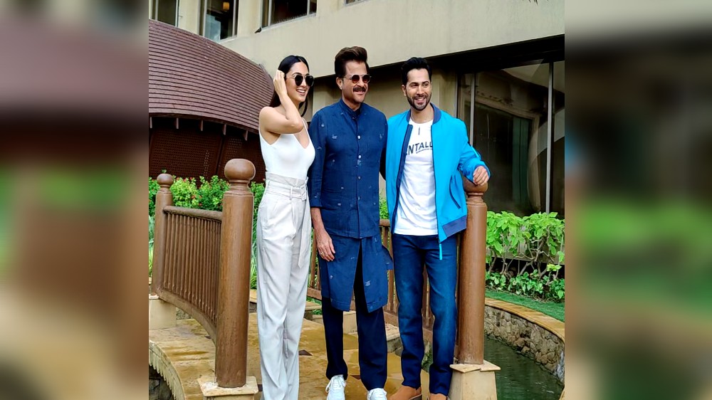 Varun, Kiara along with Anil papped at JugJugg Jeeyo promotions