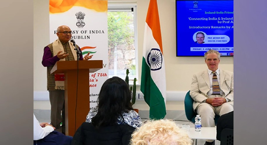 Indian embassy in Ireland hosts lecture on language and culture