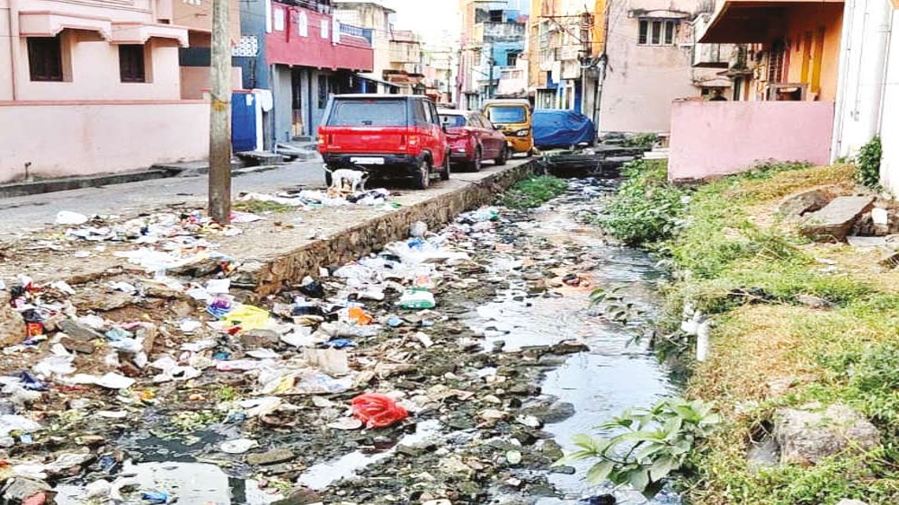 Underground drainage system yet to be laid in Chengalpattu