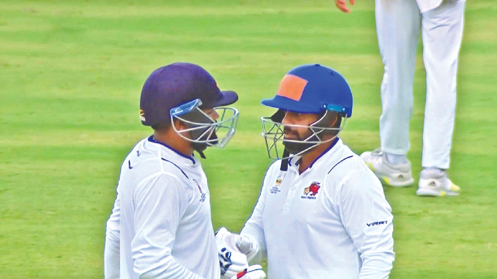 Tamore’s century helps Mumbai take control Tamore’s century helps Mumbai take control