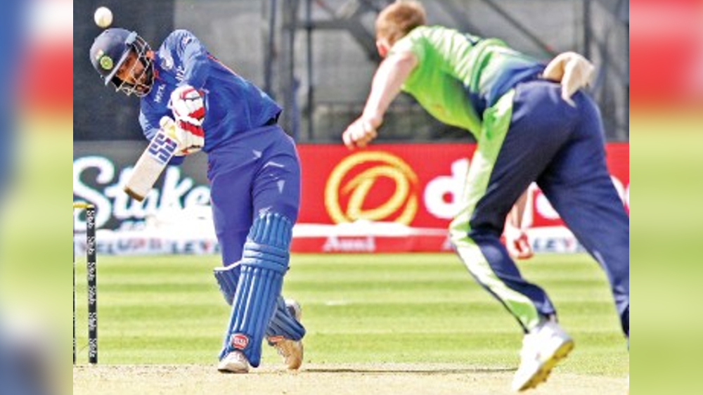 Hooda’s century, Samson’s fifty power India to 225/7