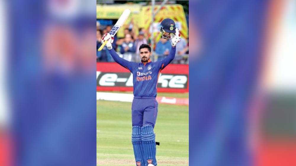 Hooda shines at top of order with maiden T20I hundred