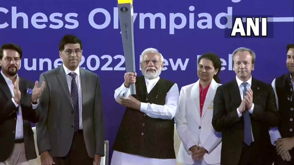 Modi flags off first-ever torch relay for Chess Olympiad