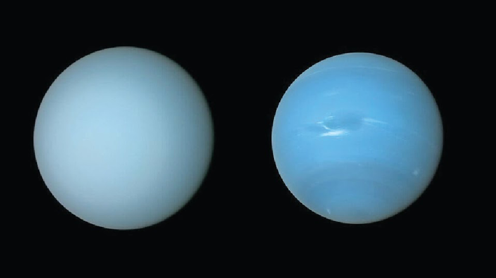 Pale blue, deep blue: How Uranus, Neptune get their colours Pale blue, deep blue: How Uranus, Neptune get their colours