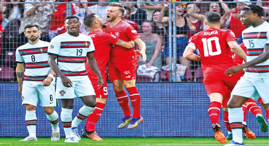 Seferovic helps Switzerland beat Portugal