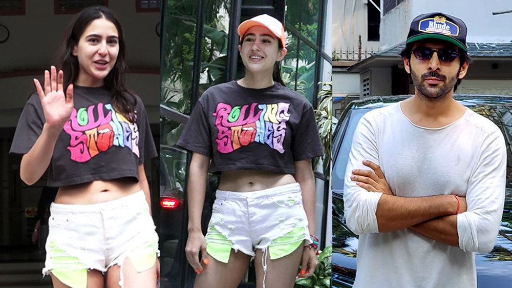 Kartik Aaryan, Sara Ali Khan spotted; check outfits Kartik Aaryan, Sara Ali Khan spotted; check outfits