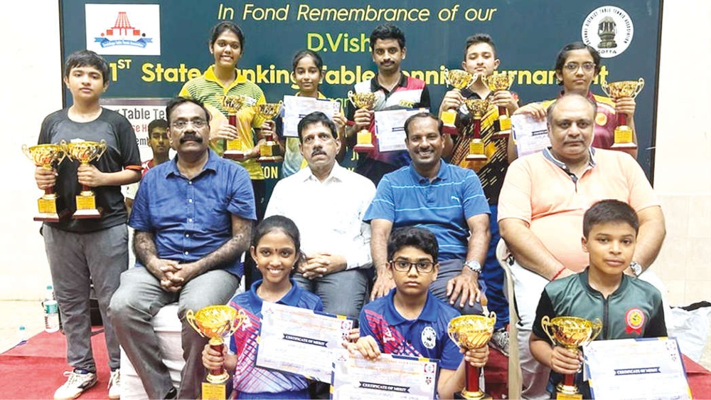 Abhinandh, Ananya sizzle in state-ranking TT tourney