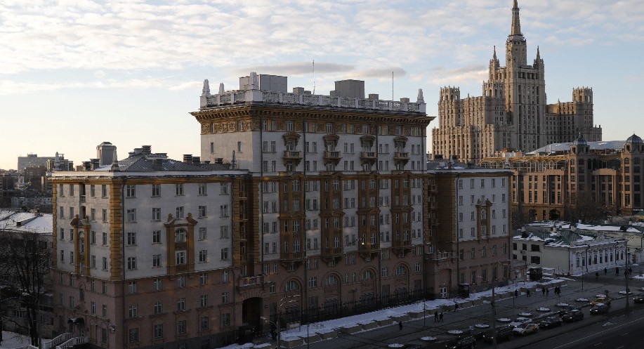 Moscow names area outside U.S. Embassy after breakaway territory
