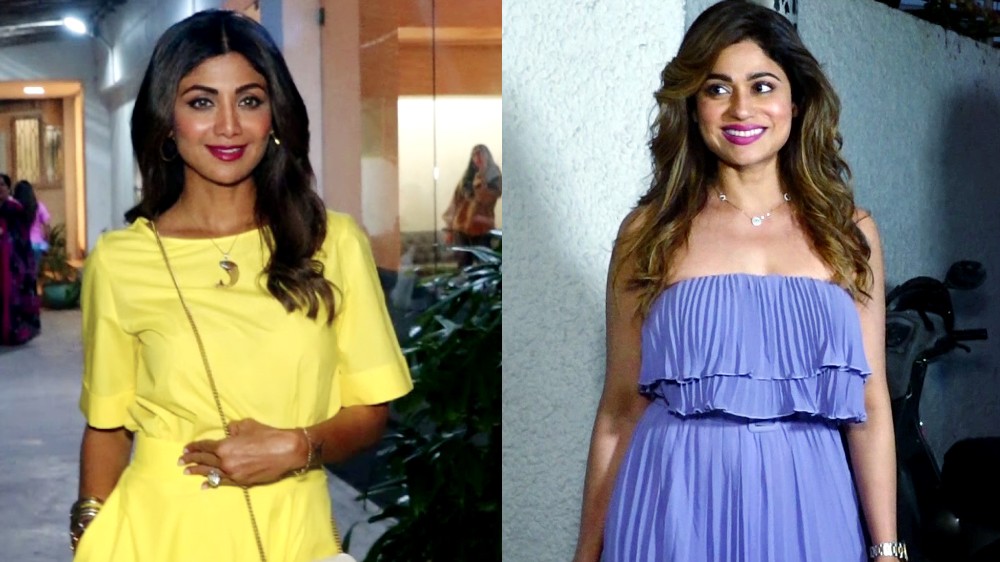 Shilpa Shetty & Shamita Shetty spotted in Mumbai, Check outfits