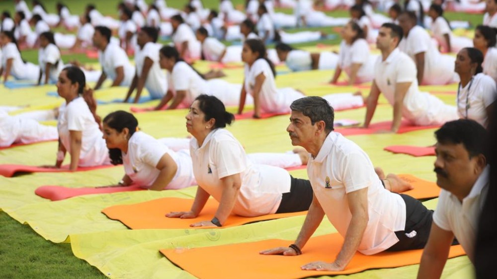 International Yoga Day: Check pics from Raj Bhavan