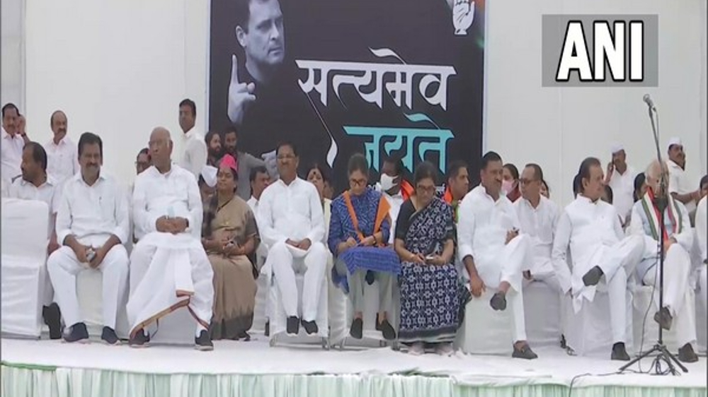 Congress holds Satyagraha over ED probe, Agnipath scheme