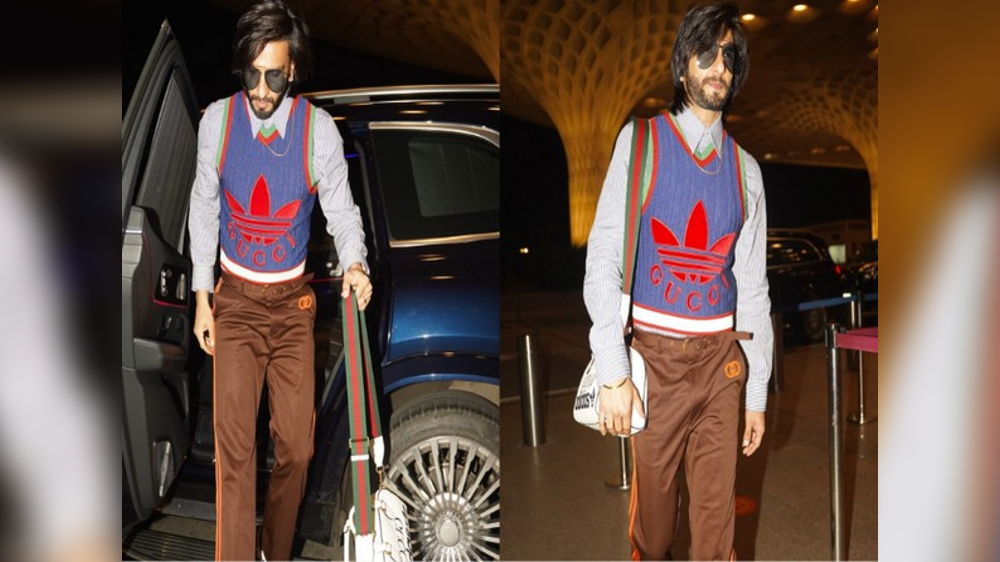 Ranveer Singh makes a bold fashion statement at airport