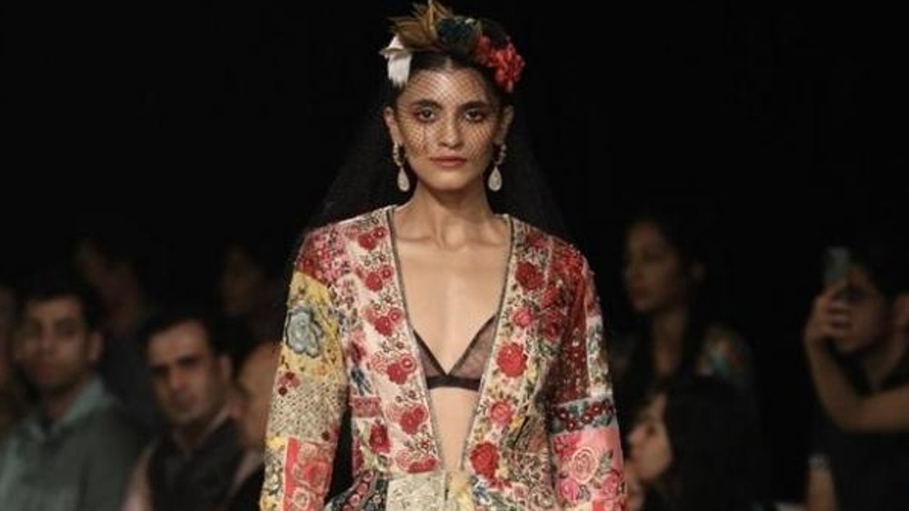 A floral fiesta: Designer Bahl unveils his collection New Leaf
