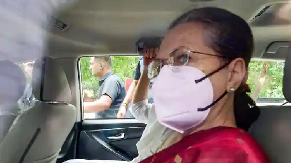 ED questions Sonia Gandhi in Natl Herald money laundering case
