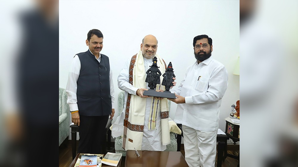 Shinde, Fadnavis meet Shah, hold discussions on new Maha Govt