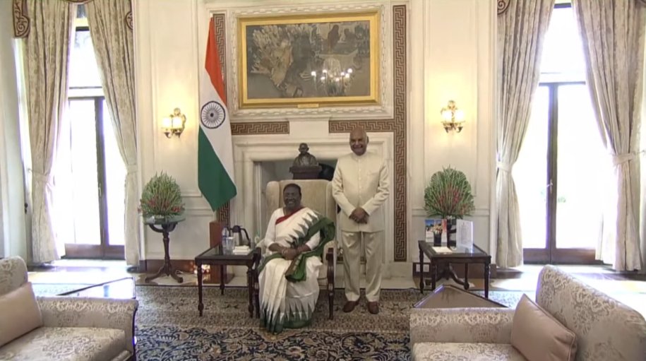 Murmu assumes office of the President at Rashtrapati Bhavan