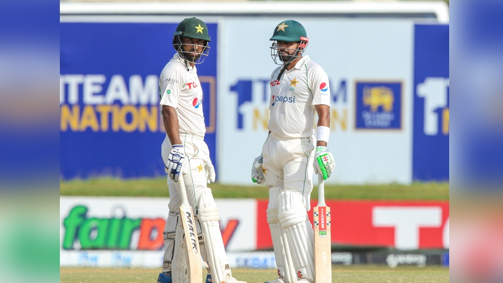 Shafiques ton keeps Pakistans chase on track against Sri Lanka Shafiques ton keeps Pakistans chase on track against Sri Lanka