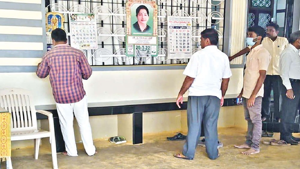 Officials assess properties of Thangamani