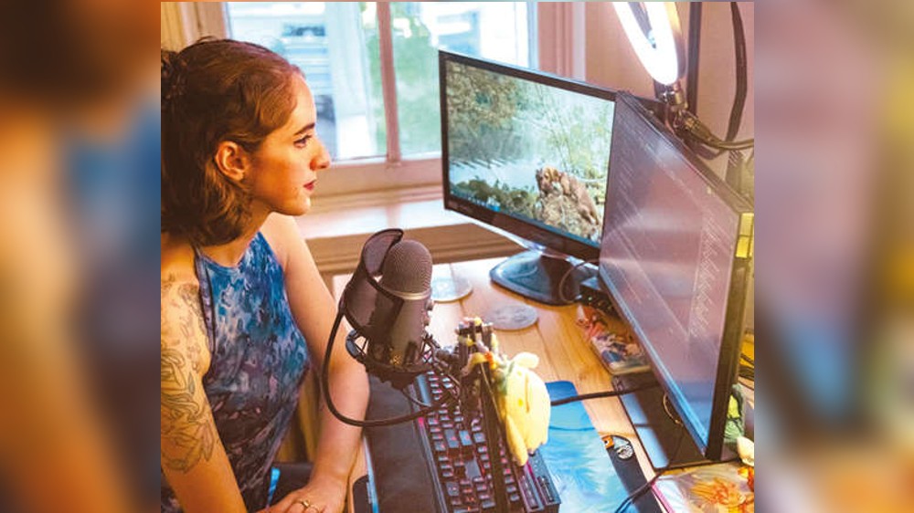 No guns, dragons: Her video games capture personal moments