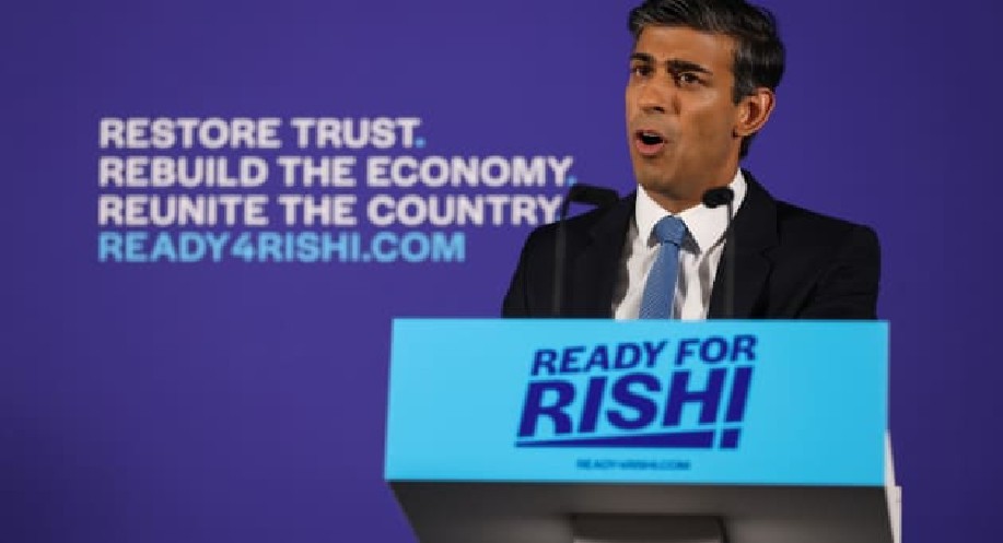 Rishi Sunak tops first round of voting in UK leadership contest