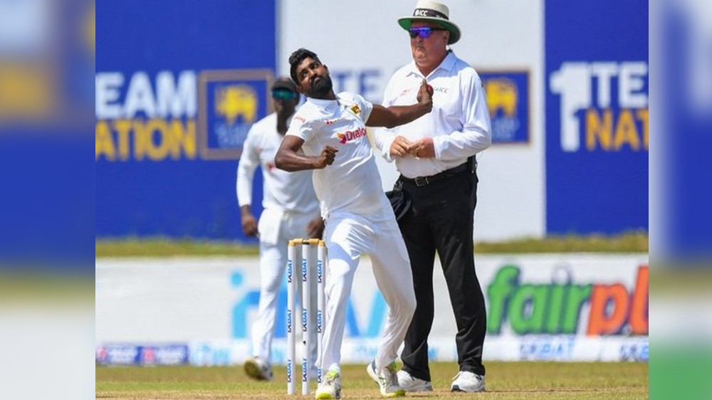 Jayasuriya enters elite list after taking five-for in Galle Test