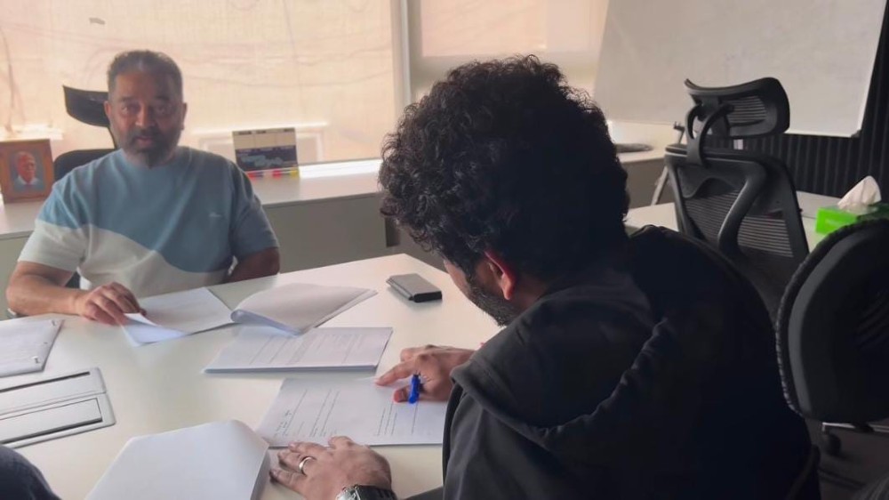 Olympiad skit: Vignesh Shivan shares BTS clip with Kamal