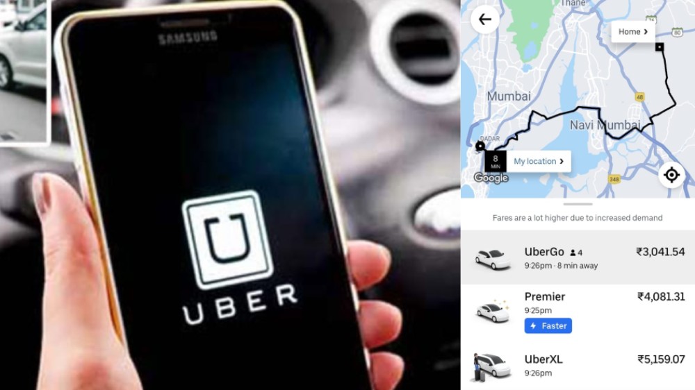 Uber charges Rs 3k for 50km; man says flight to Goa cheaper Uber charges Rs 3k for 50km; man says flight to Goa cheaper