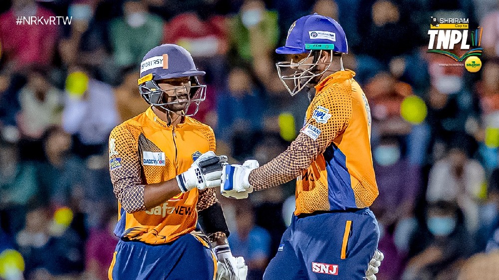TNPL 2022: NRK scores 236/2 against RTW